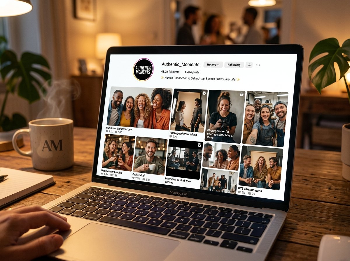 Authentic Social Media Profile